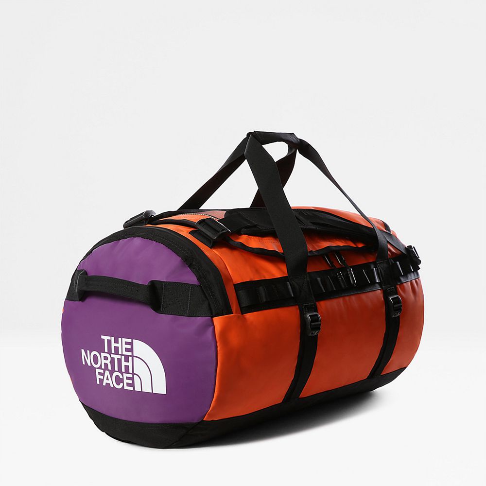 The North Face Duffel Bag Mens Australia - The North Face Base Camp - Medium Red Orange / Blue (TSA-